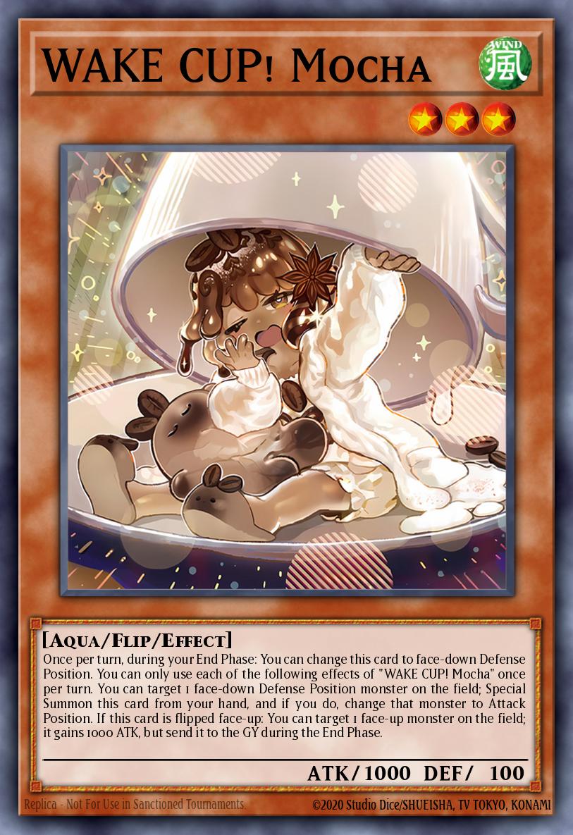 WAKE CUP Mocha Common DUAD-EN028 Duelists Advance Yugioh card