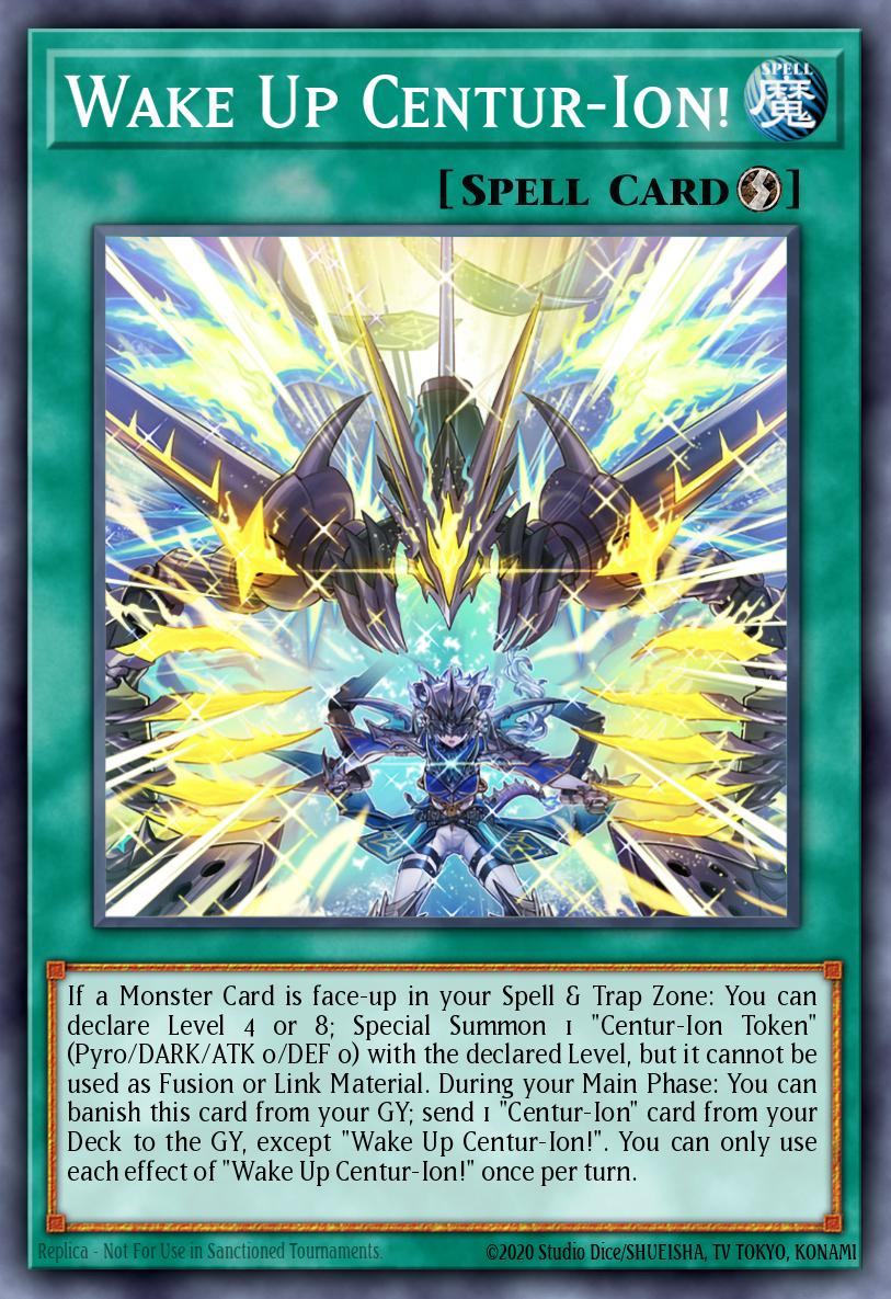Wake Up Centur-Ion Prismatic Secret Rare MP25-EN074 2025 Mega-Pack Tin Yugioh card