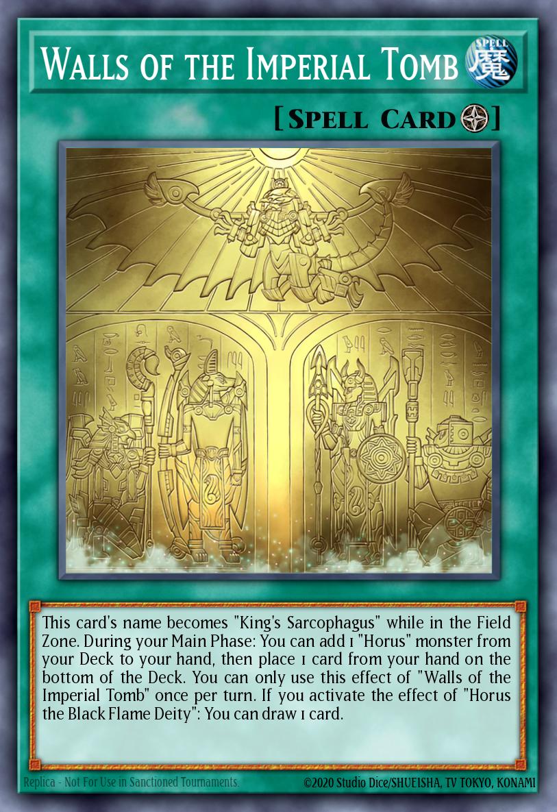Walls of the Imperial Tomb Ultra Rare MP25-EN168 2025 Mega-Pack Tin Yugioh card