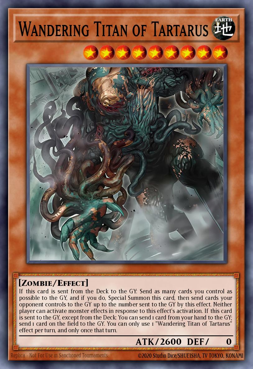 Wandering Titan of Tartarus Common ROTA-EN021 Rage of the Abyss Yugioh card