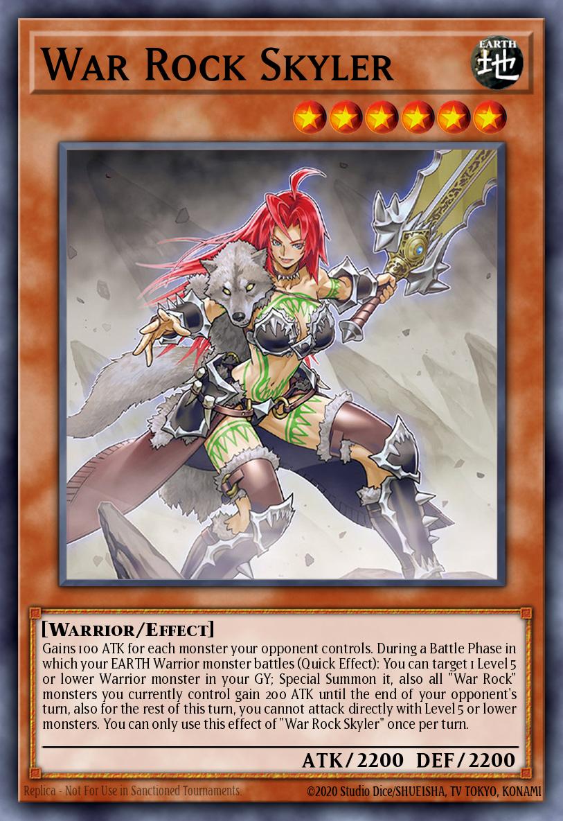War Rock Skyler Ultra Rare MP22-EN054 2022 Tin of the Pharaohs Gods Yugioh card