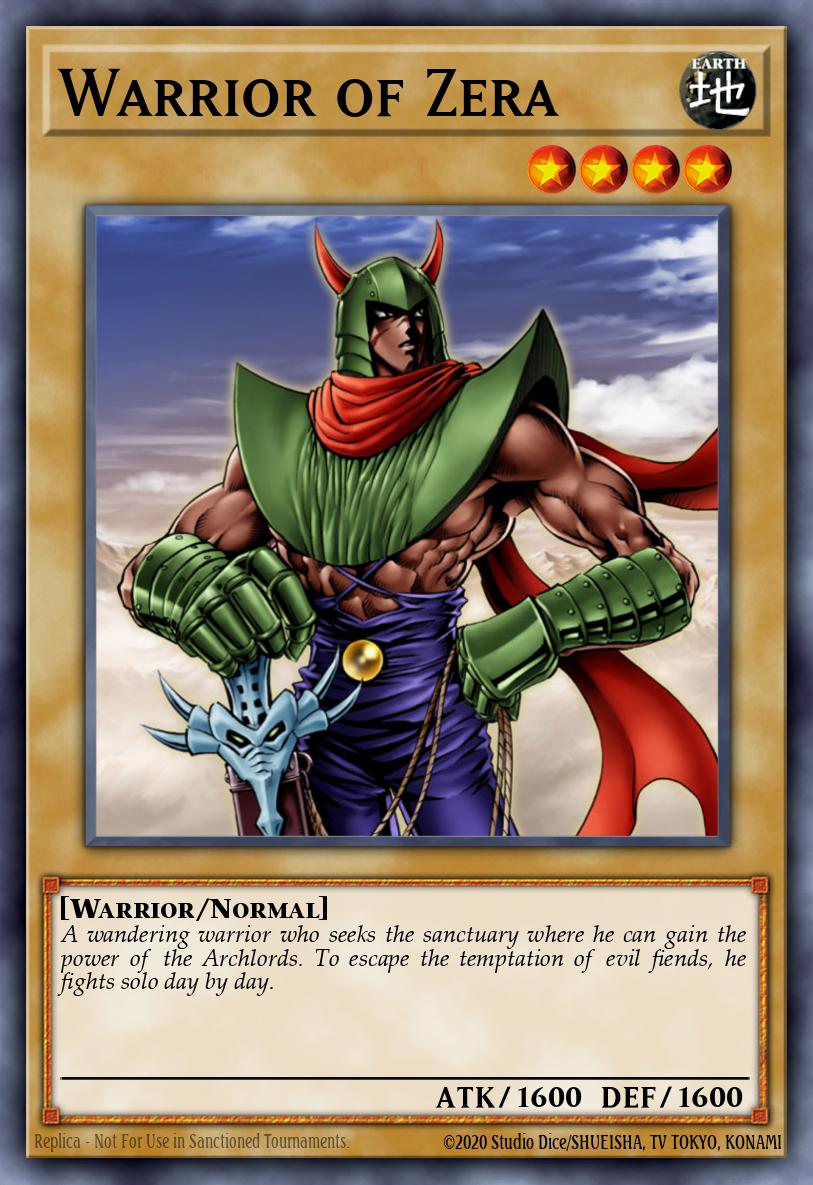 Warrior of Zera Short Print AST-002 Ancient Sanctuary Yugioh card