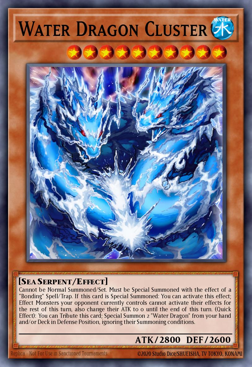Water Dragon Cluster Super Rare LEDU-EN036 Legendary Duelists Yugioh card