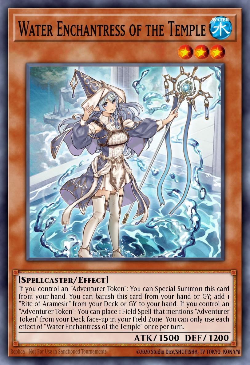 Water Enchantress of the Temple Prismatic Secret Rare MP23-EN265 25th Anniversary Tin Dueling Heroes Mega Pack Yugioh card