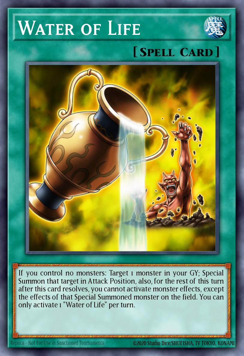Water of Life Common BLC1-EN077 Battles of Legend Chapter 1 Yugioh card