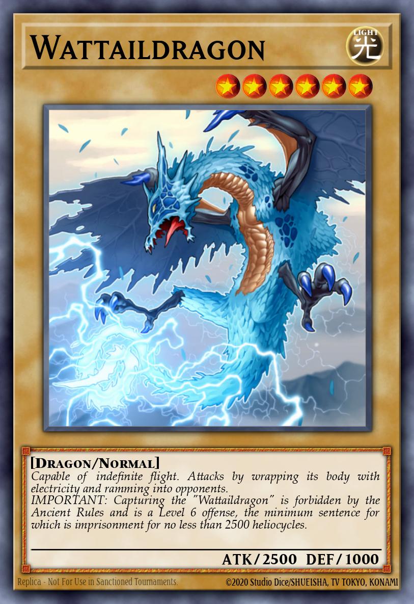 Wattaildragon Common GAOV-EN001 Galactic Overlord Yugioh card