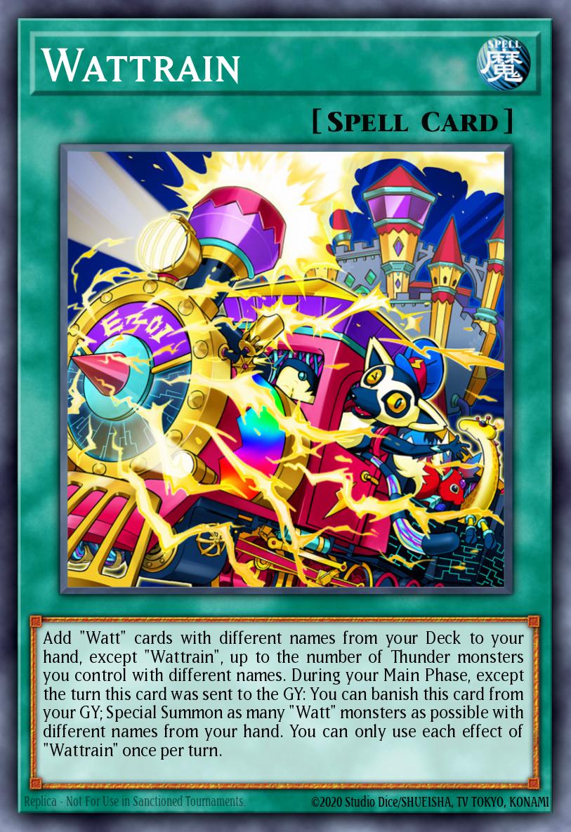 Wattrain Common CHIM-EN060 Chaos Impact Yugioh card