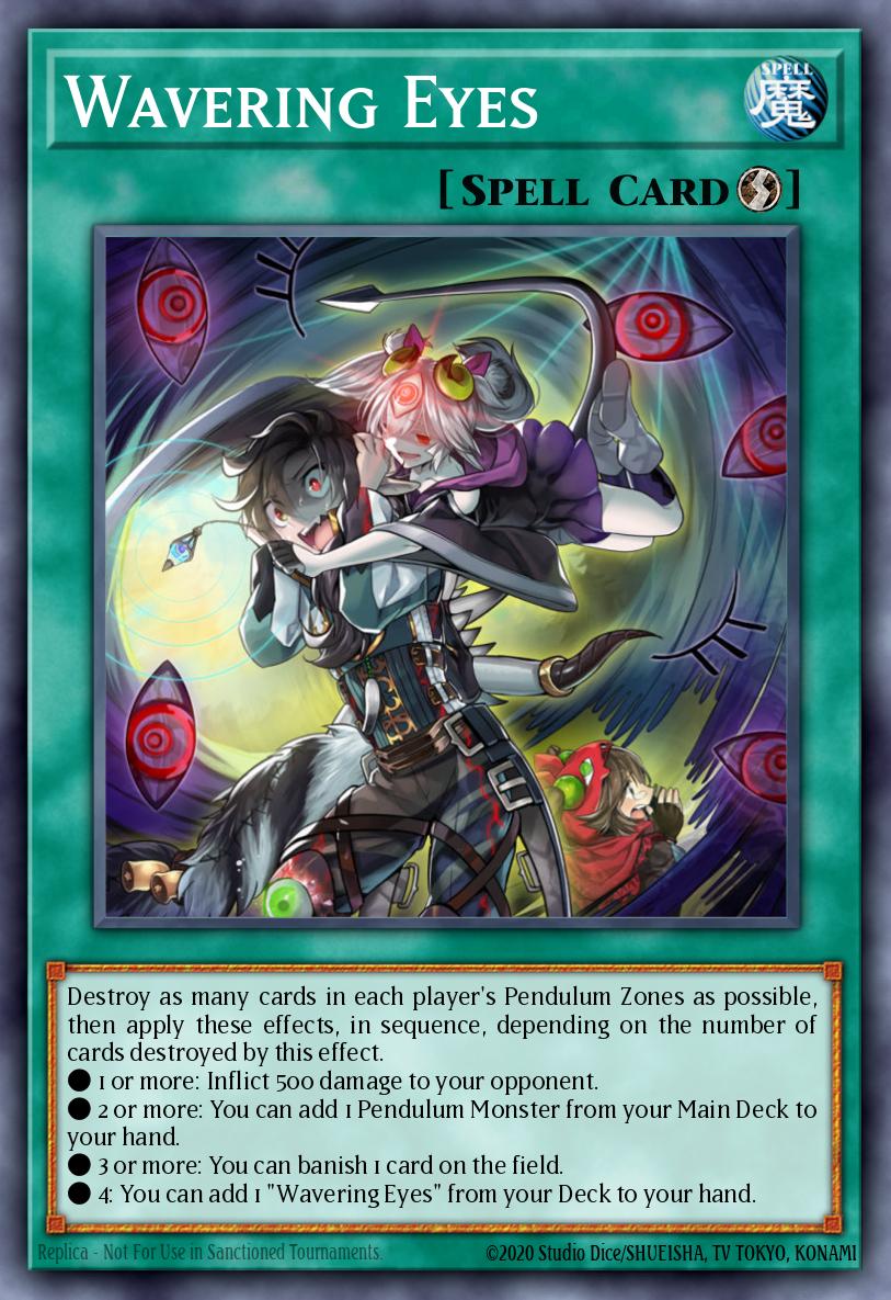 Wavering Eyes Rare ANGU-EN056 Ancient Guardians Yugioh card