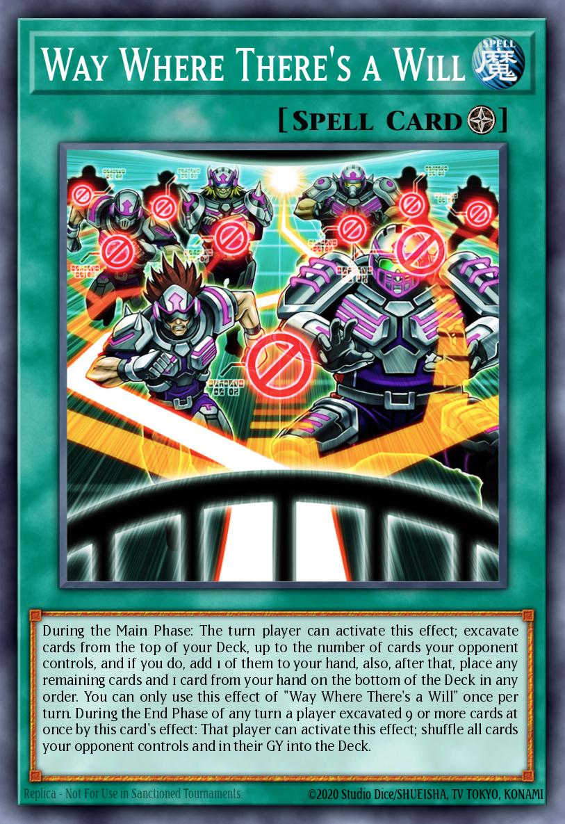 Way Where Theres a Will Ultra Rare MP25-EN199 2025 Mega-Pack Tin Yugioh card