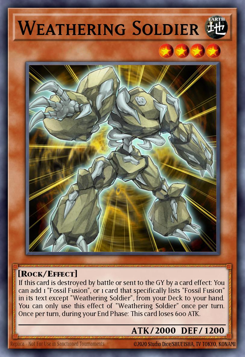 Weathering Soldier Secret Rare BLAR-EN005 Battles of Legend Armageddon Yugioh card