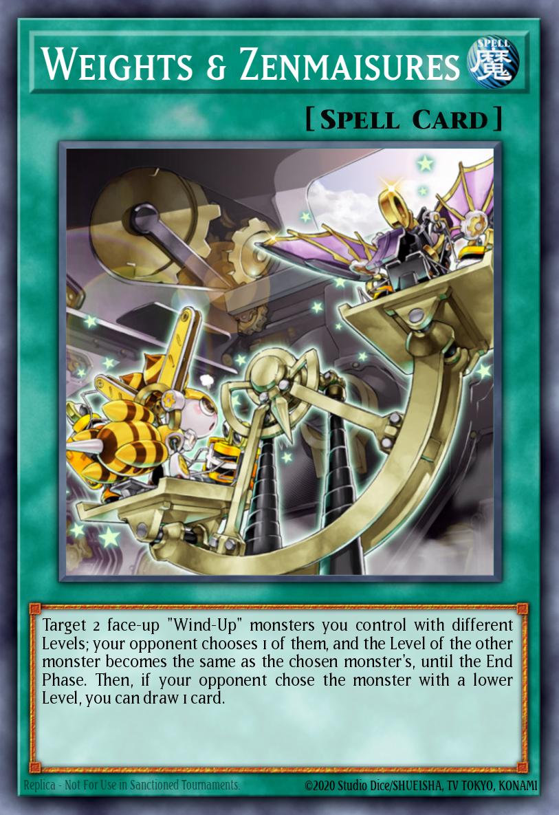 Weights and Zenmaisures Rare ORCS-EN055 Order of Chaos Yugioh card