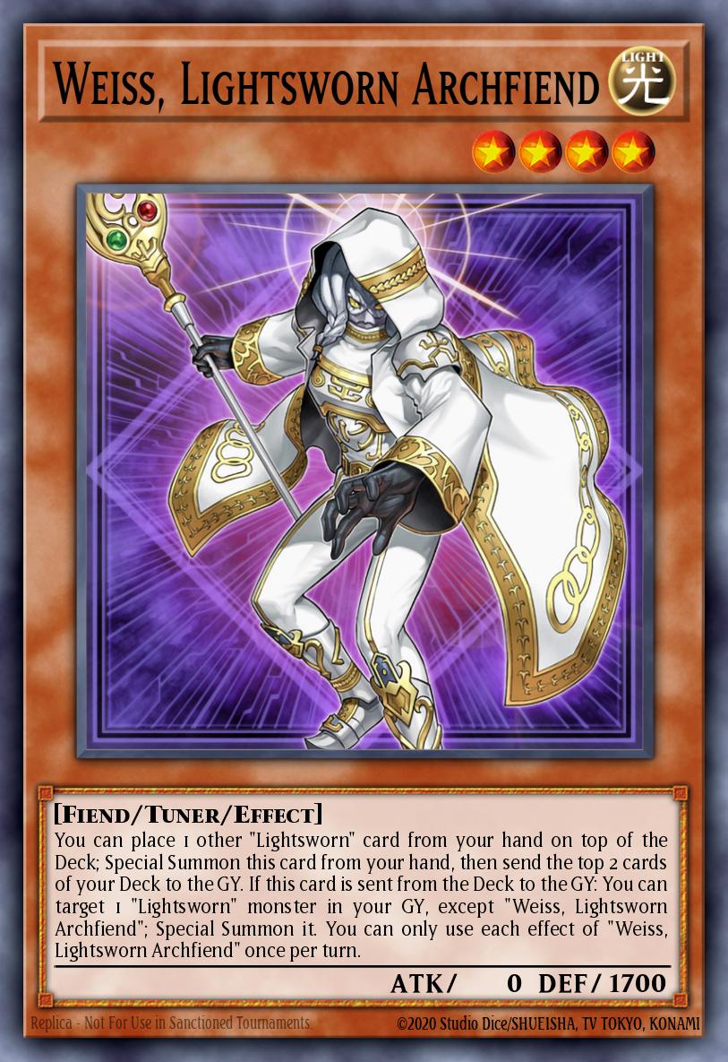 Weiss Lightsworn Archfiend Ultra Rare MP25-EN186 2025 Mega-Pack Tin Yugioh card
