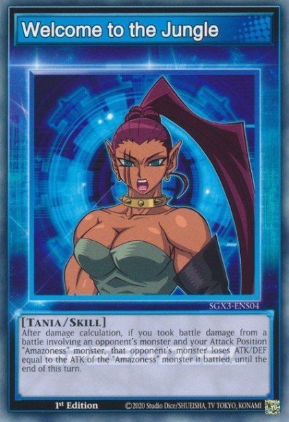 Welcome to the Jungle Common SGX3-ENS04 Speed Duel GX Duelists of Shadows Yugioh card