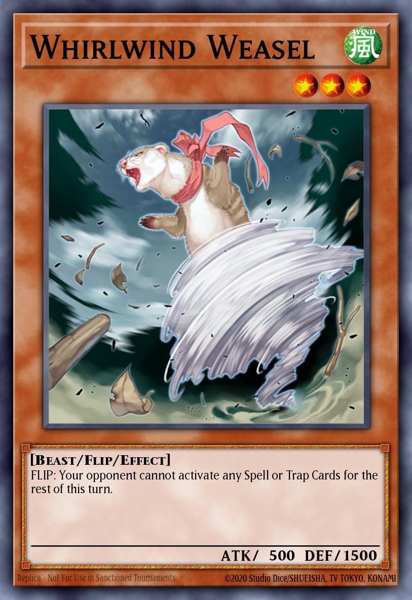 Whirlwind Weasel Common DR04-EN205 Dark Revelation Volume 4 Yugioh card