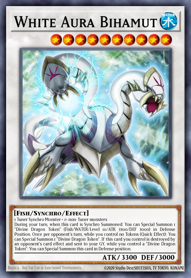 White Aura Bihamut Common BLC1-EN162 Battles of Legend Chapter 1 Yugioh card