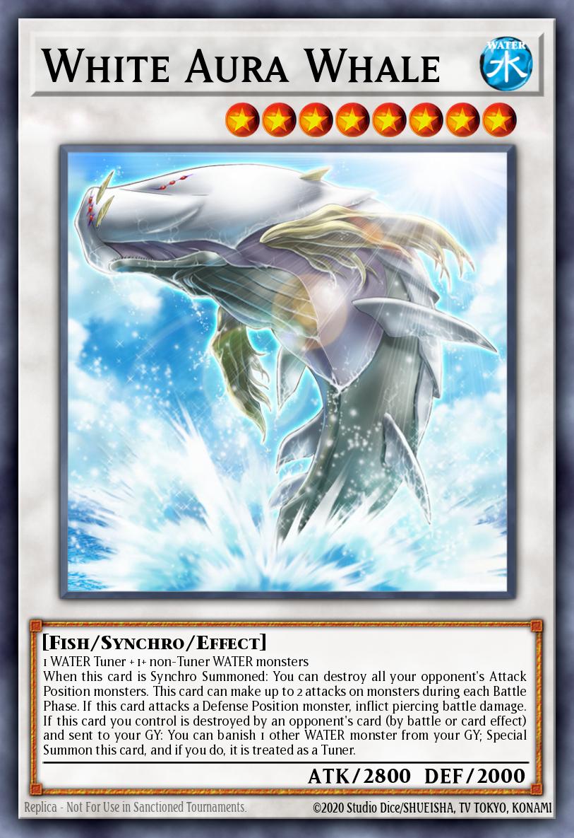 White Aura Whale Ultra Rare BLC1-EN011 Battles of Legend Chapter 1 Yugioh card