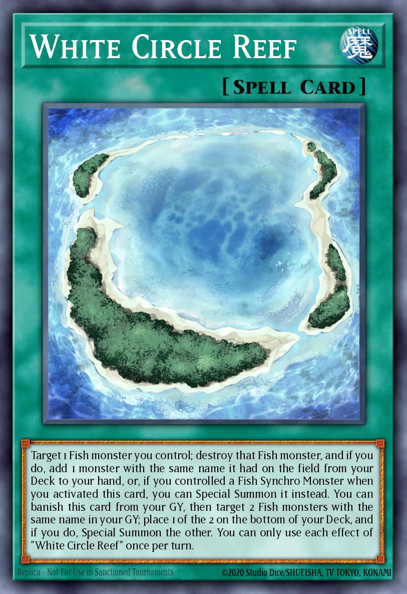 White Circle Reef Ultra Rare BLTR-EN035 Battles of Legend Terminal Revenge Yugioh card