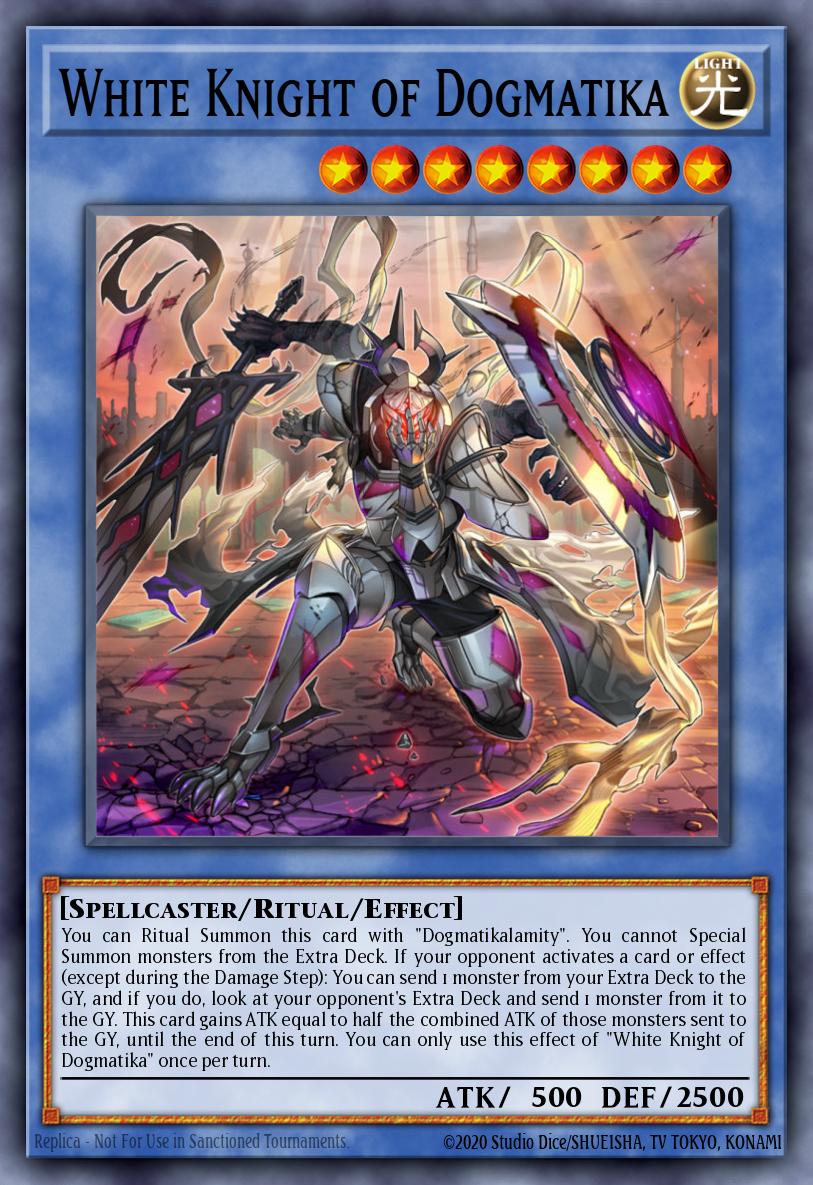 White Knight of Dogmatika Super Rare MP22-EN075 2022 Tin of the Pharaohs Gods Yugioh card