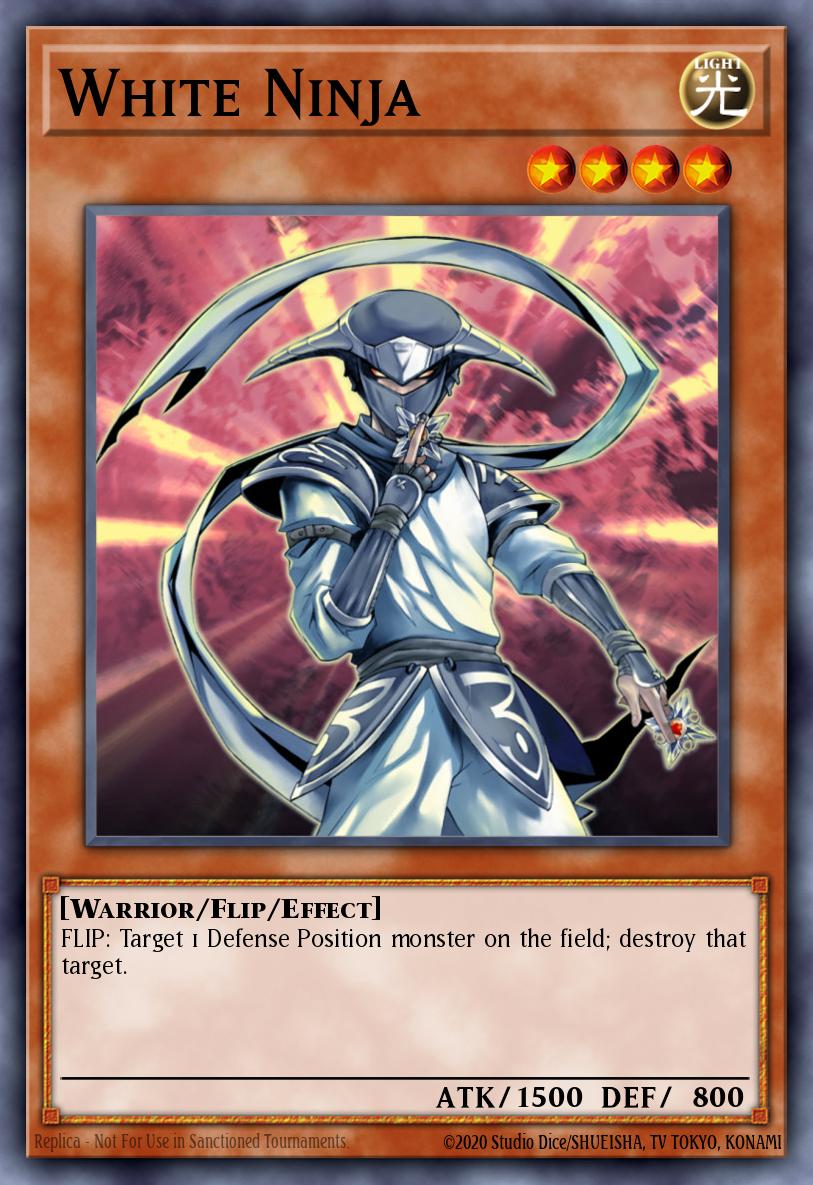 White Ninja Common STAX-EN011 2-Player Starter Set Yugioh card