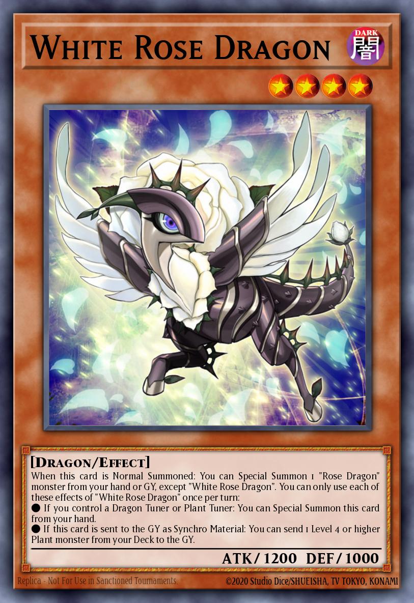 White Rose Dragon Starlight Rare MP25-EN038 2025 Mega-Pack Tin Yugioh card
