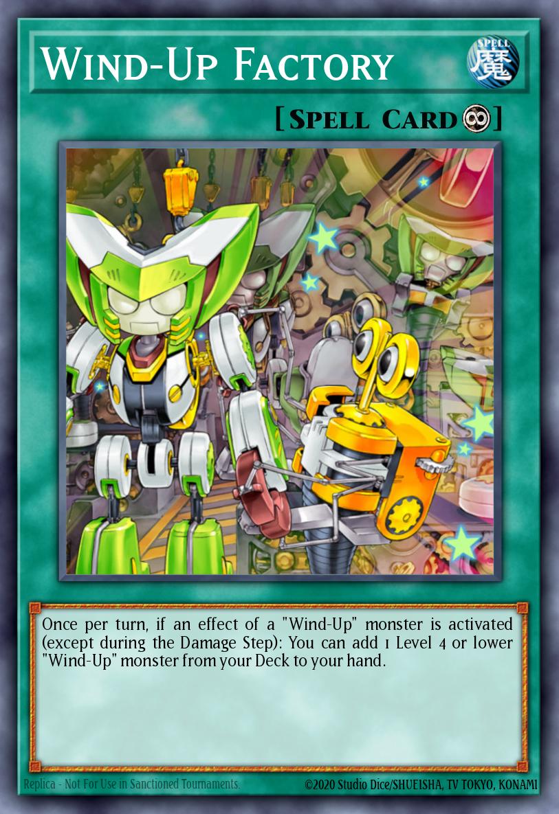 Wind-Up Factory Super Rare GENF-EN054 Generation Force Yugioh card