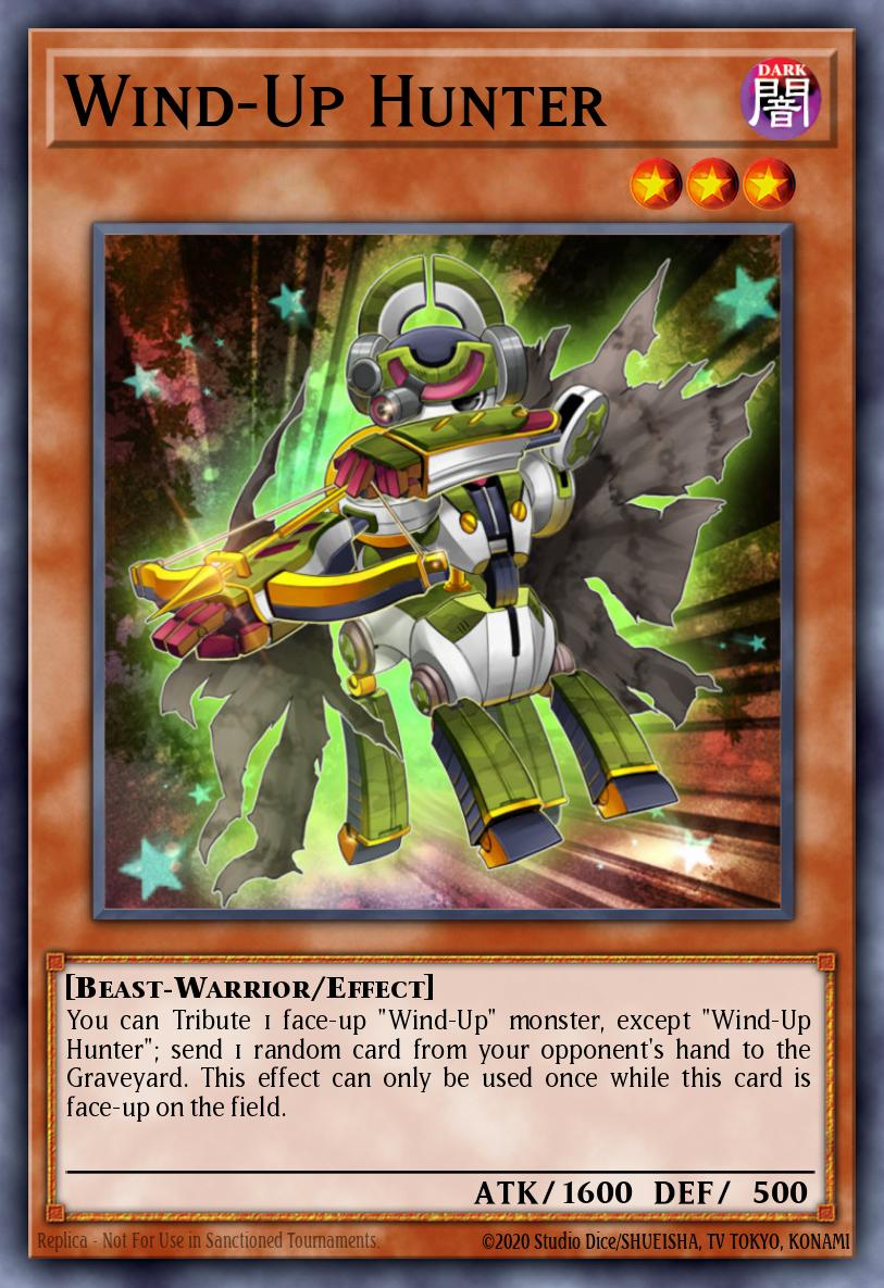 Wind-Up Hunter Super Rare PHSW-EN024 Photon Shockwave Yugioh card