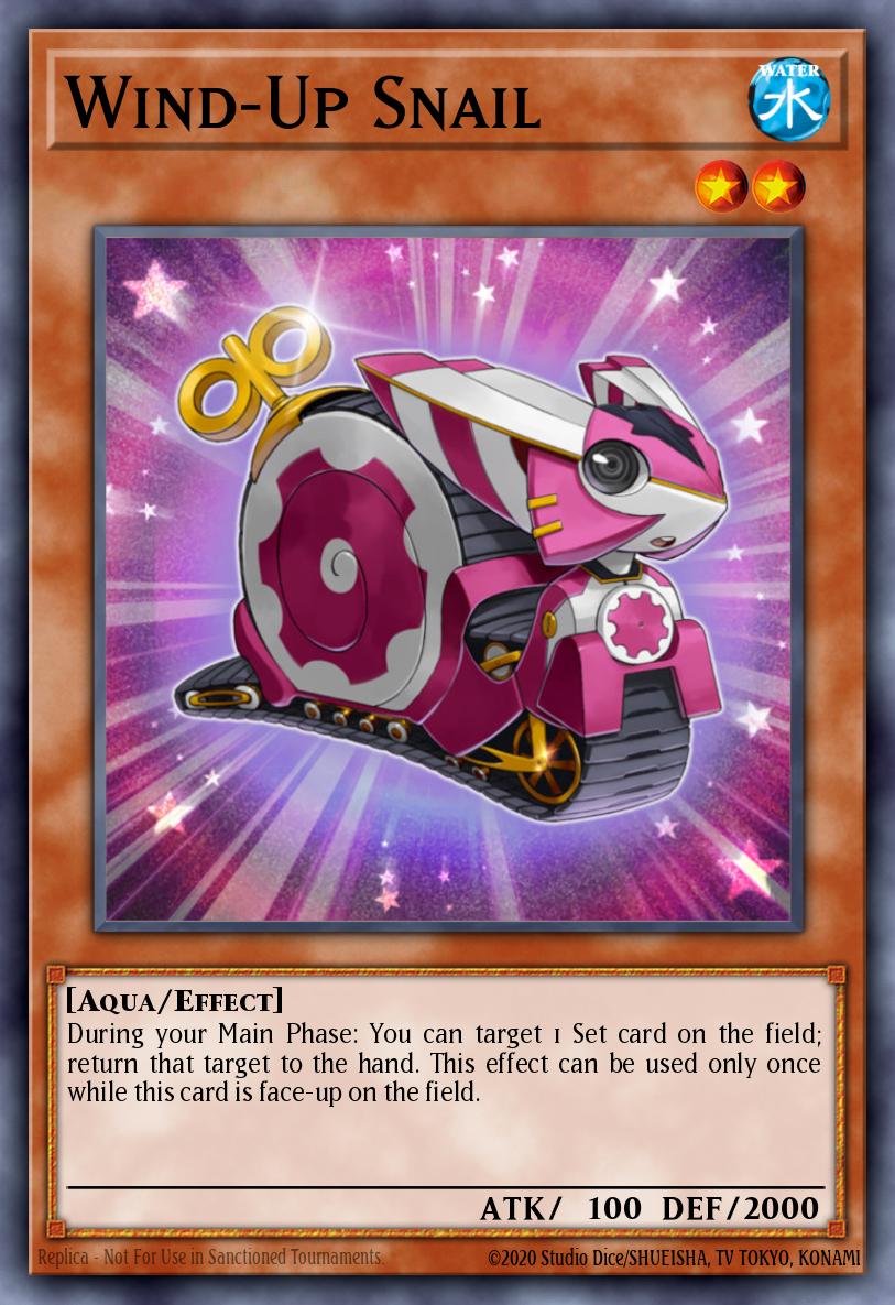 Wind-Up Snail Rare GENF-EN017 Generation Force Yugioh card