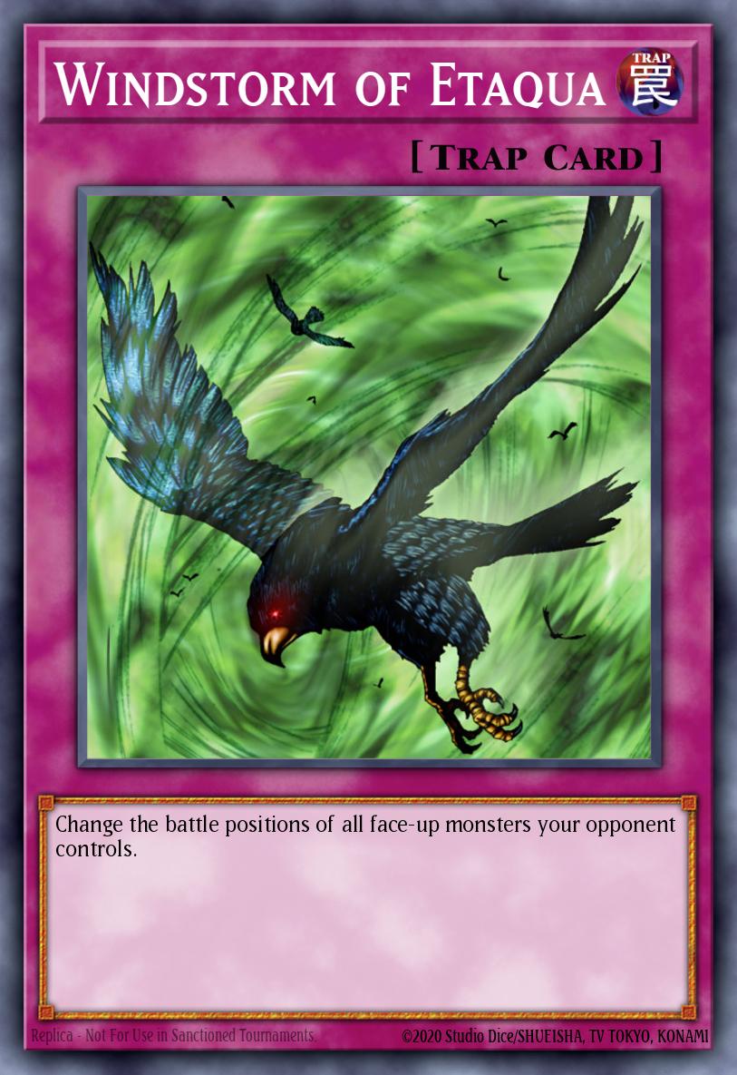 Windstorm of Etaqua Common BP02-EN177 Battle Pack 2 War of the Giants Yugioh card