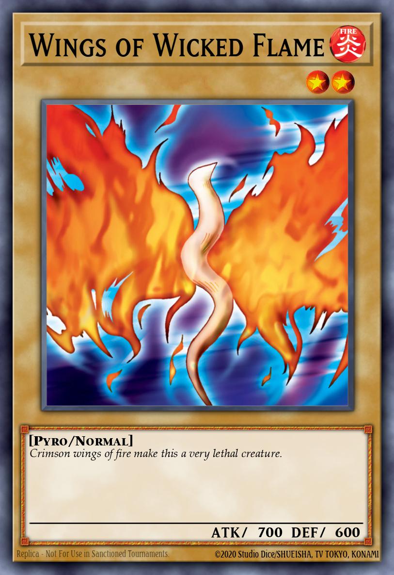 Wings of Wicked Flame Short Print AP04-EN014 Astral Pack Four Yugioh card