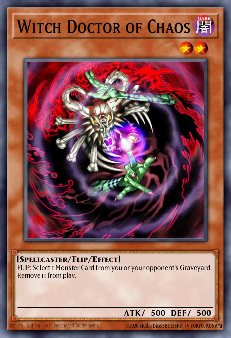 Witch Doctor of Chaos Common DR2-EN016 Dark Revelation Volume 2 Yugioh card