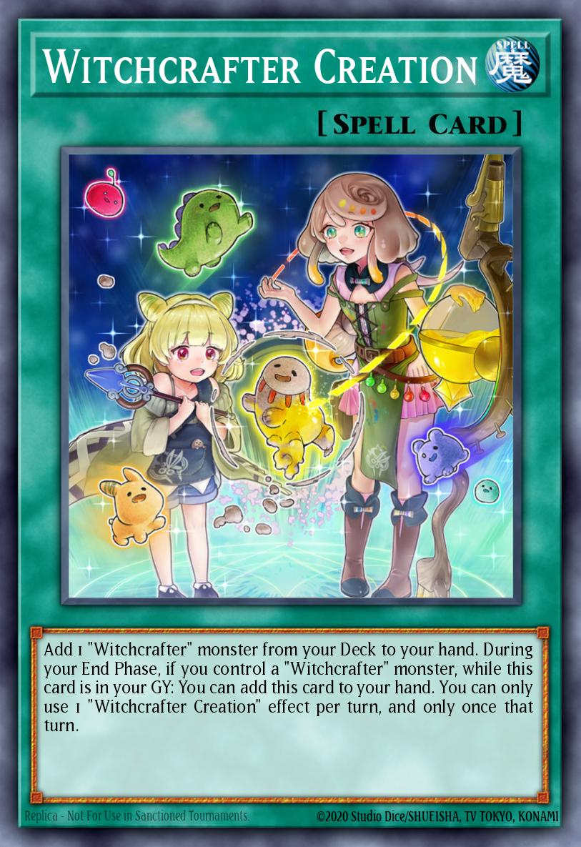 Witchcrafter Creation Super Rare MP20-EN225 2020 Tin of Lost Memories Mega Pack Yugioh card