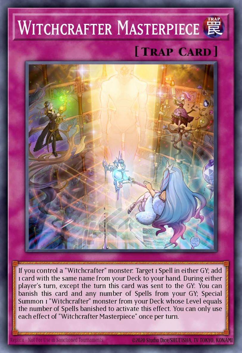 Witchcrafter Masterpiece Ultra Rare MP20-EN231 2020 Tin of Lost Memories Mega Pack Yugioh card