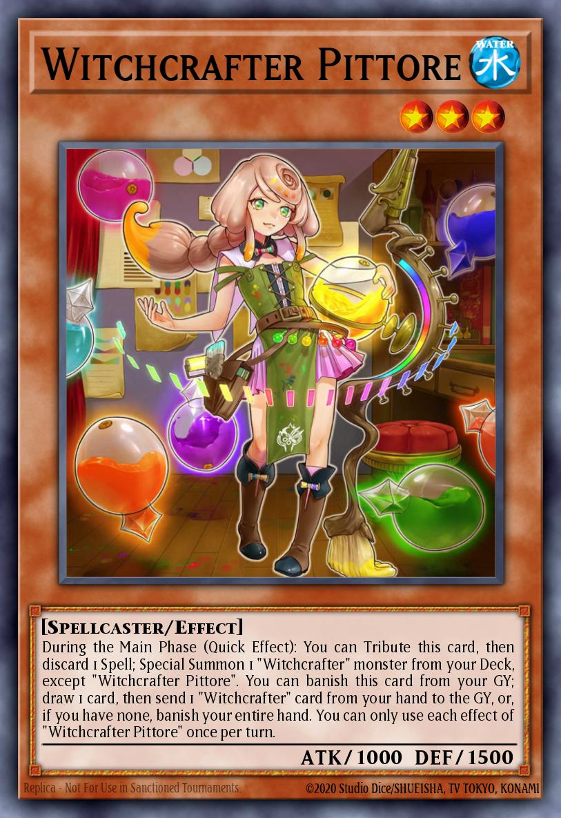 Witchcrafter Pittore Ultra Rare MP20-EN220 2020 Tin of Lost Memories Mega Pack Yugioh card