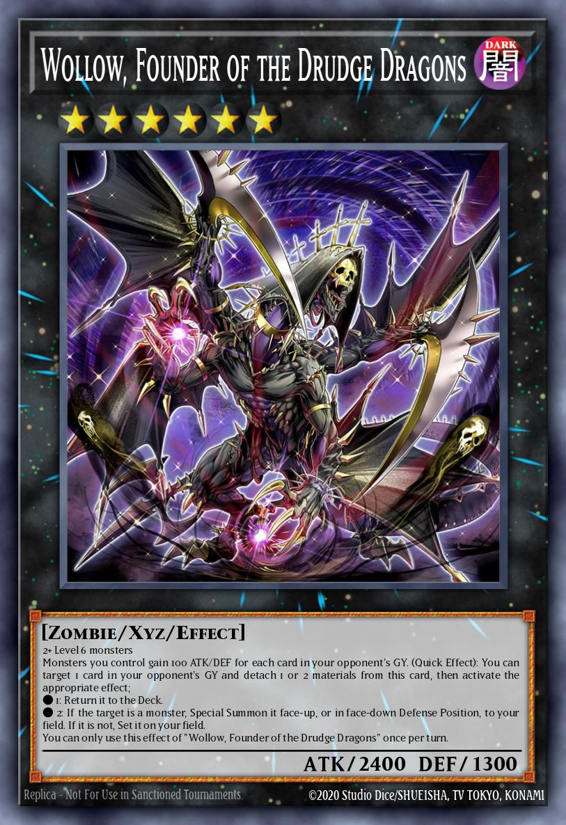 Wollow, Founder of the Drudge Dragons Rare MZMU-EN105 Maze of Muertos Yugioh card