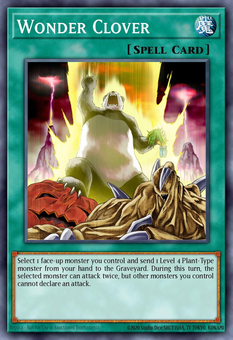 Wonder Clover Common RGBT-EN049 Raging Battle Yugioh card