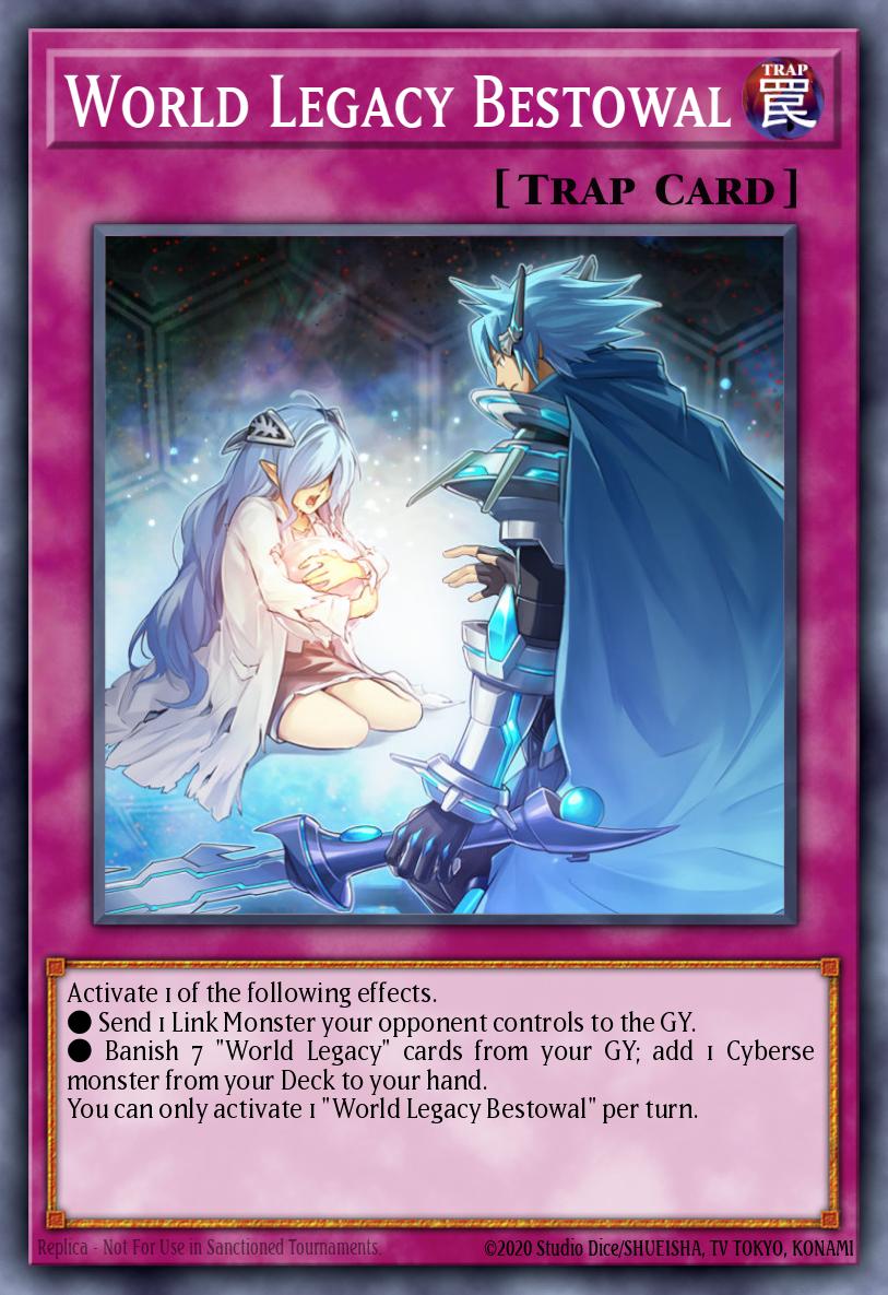 World Legacy Bestowal Common RIRA-EN074 Rising Rampage Yugioh card