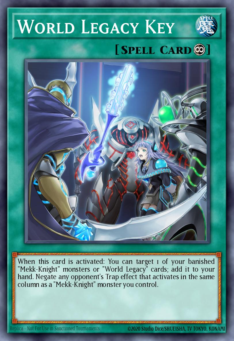 World Legacy Key Rare MP18-EN206 2018 Mega-Tin Mega Pack Yugioh card