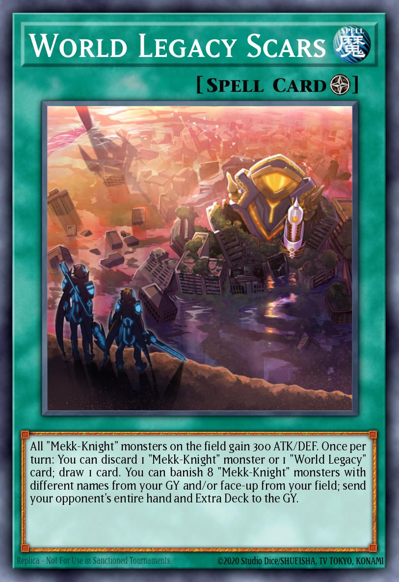 World Legacy Scars Rare MP18-EN205 2018 Mega-Tin Mega Pack Yugioh card