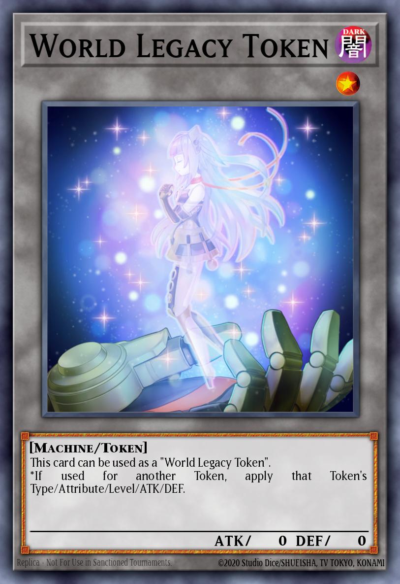 World Legacy Token Super Rare OP15-EN026 OTS Tournament Pack 15 Yugioh card