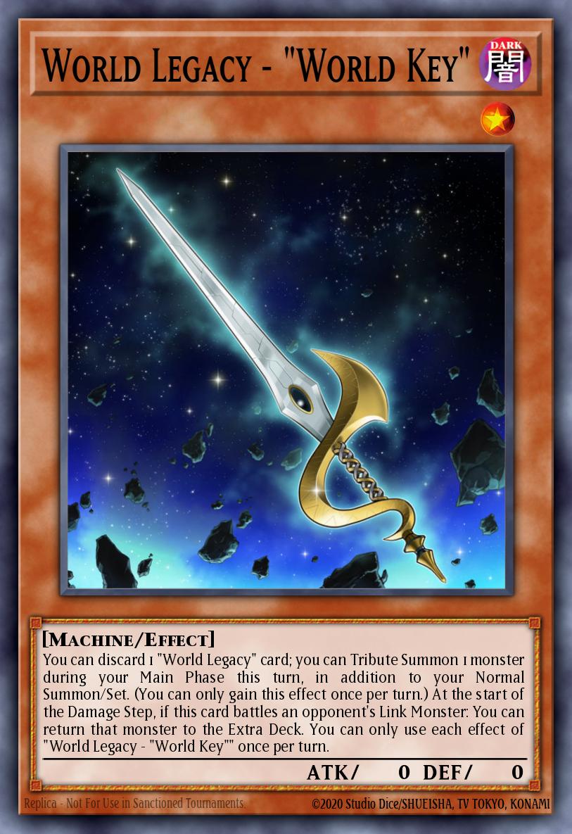 World Legacy - World Key Common CHIM-EN021 Chaos Impact Yugioh card