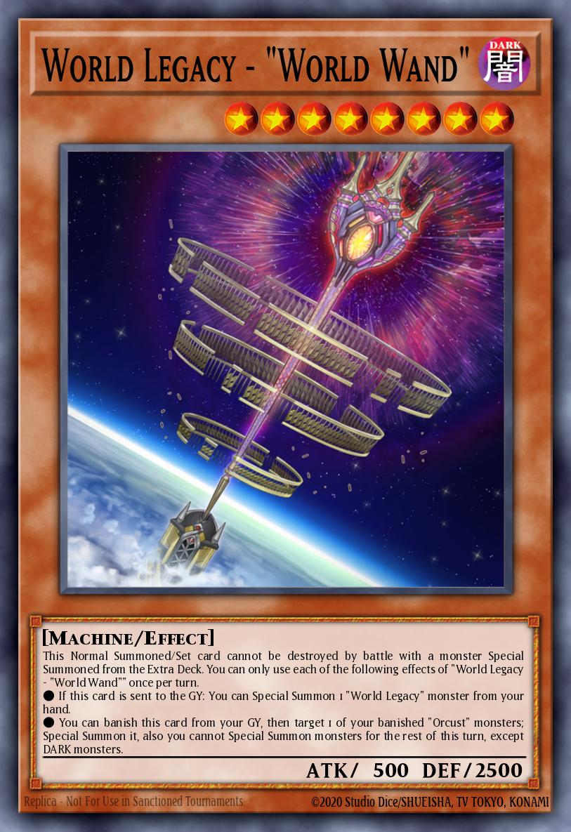 World Legacy - World Wand Common MP19-EN165 2019 Gold Sarcophagus Tin Mega Pack Yugioh card