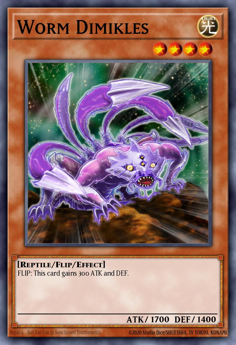 Worm Dimikles Duel Terminal Normal Parallel Rare DT01-EN029 Duel Terminal 1 Yugioh card