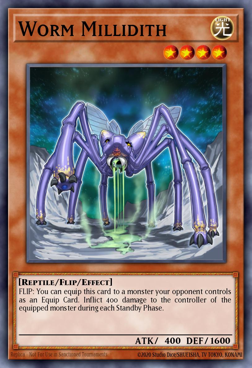 Worm Millidith Duel Terminal Normal Parallel Rare DT02-EN030 Duel Terminal 2 Yugioh card