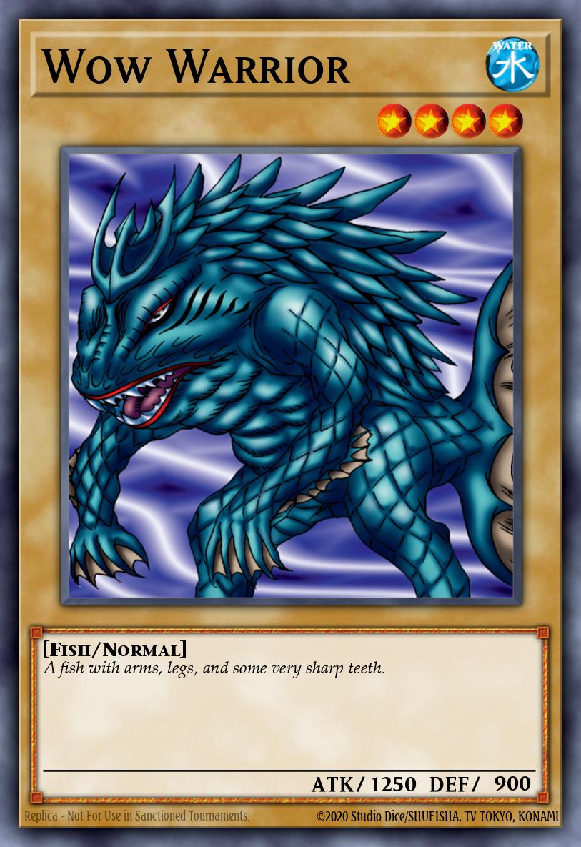 Wow Warrior Common TP1-021 Tournament Pack 1st Season Yugioh card