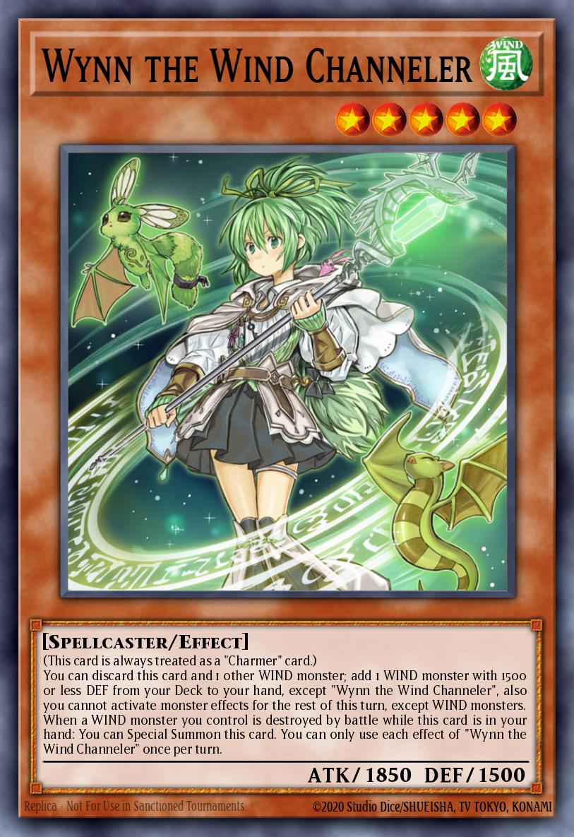 Wynn the Wind Channeler Ultra Rare CH02-EN011 THE CHRONICLES DECK: Spirit Charmers (All-Foil Edition) Yugioh card