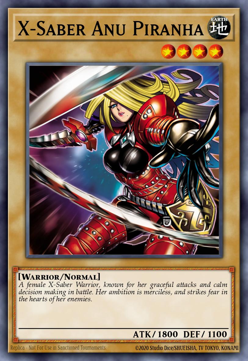 X-Saber Anu Piranha Duel Terminal Normal Parallel Rare DT01-EN073 Duel Terminal 1 Yugioh card