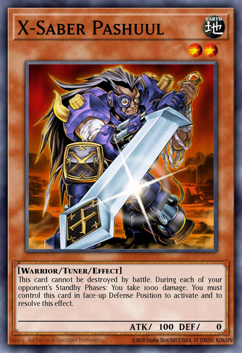X-Saber Pashuul Common L26D-ENX03 Legendary Modern Decks 2026 Yugioh card