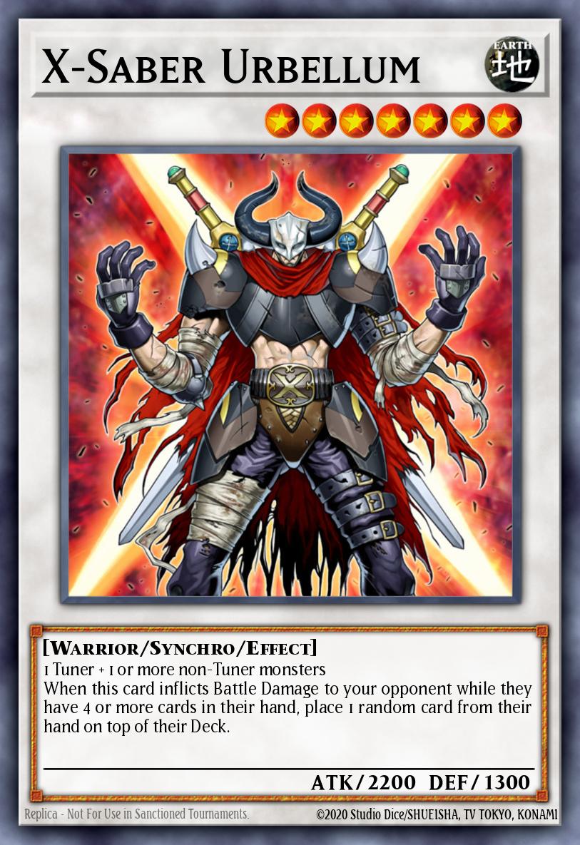 X-Saber Urbellum Common L26D-ENX30 Legendary Modern Decks 2026 Yugioh card