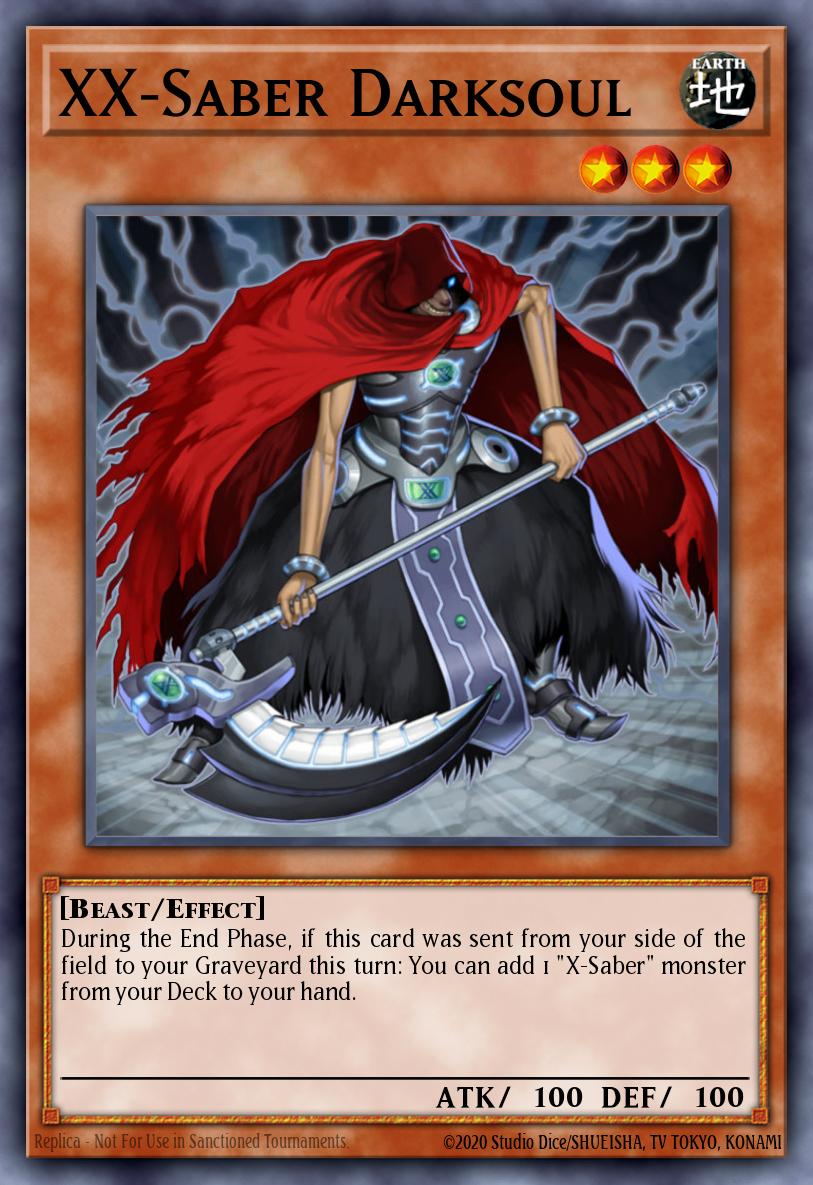 XX-Saber Darksoul Common L26D-ENX10 Legendary Modern Decks 2026 Yugioh card