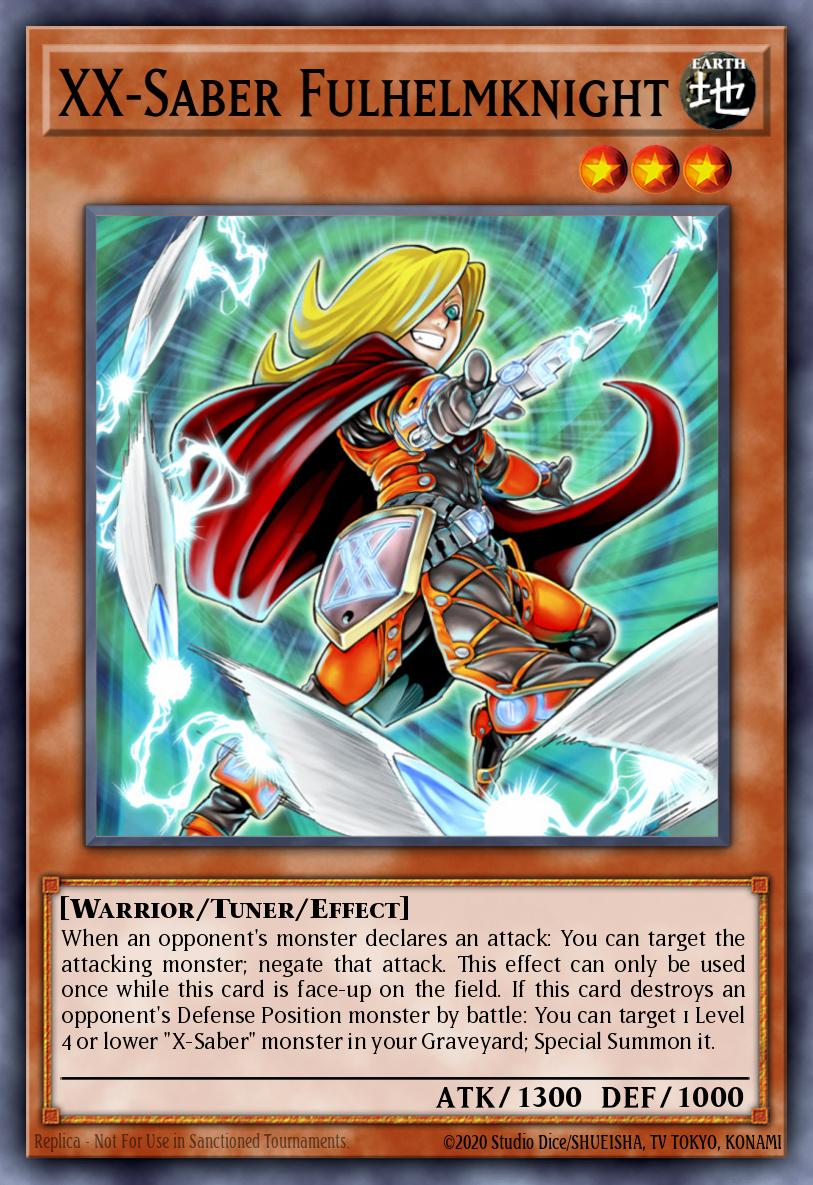 XX-Saber Fulhelmknight Common L26D-ENX06 Legendary Modern Decks 2026 Yugioh card